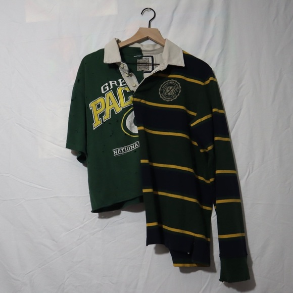 Vintage Reconstructed Patchwork Shirt - Picture 2 of 5